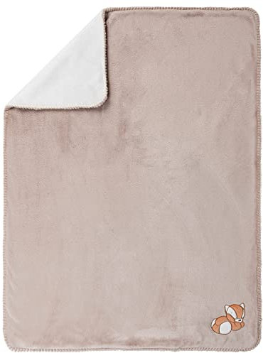 Nattou Kuscheldecke für Babys, Ca. 75 x 100 cm, Vegan, Boris & Jungo, Braun