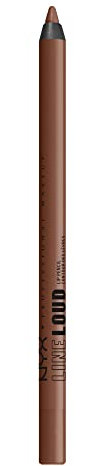 NYX Professional Makeup Lipliner, Mattes Finish, Kuss- und farbecht sowie wischfest, Langanhaltend, Line Loud, 07 Total Baller