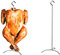 2er-Pack Truthahnaufhänger, Truthahnregal für Smoker, dreibeinige Halterung, Grill, Superspieße für Rauch, vertikales Hühnerregal zum Räuchern von ganzem Huhn/Truthahn, Geflügelaufhänger für