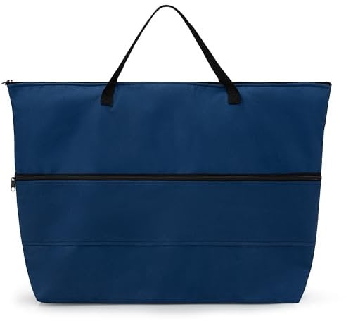 Blue 24 inch Padded Fleece Lined Portable TV Case with Webbed Carry Handles, Large Laptop Bag & Travel Portable TV In Case, Camping TV Bag, Caravan TV Bag, 24-inch TV Bag, Portable TV Carry Bag