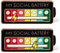 2 Stück Soziale Batterie Pin, Doppelte Schnalle My Social Batterie Pin Mein Sozialer Batterie-Pin-Slider Sozialer Batterie-Pin Lustige Emotionale Emaille-Pin für 7 Tage Woche (Schwarz)