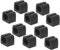 Yardenfun 10 Stück Anti Kollisions Gummi Pad Feuerlöscher Zubehör Feuerlöscher Flaschen Pad Anti Kollisions Feuerlöscher Pad Sichtbare Feuerlöscher Pads Feuerlöscher