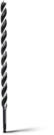 hsawbit Forets à bois, 22 mm x 460 mm, forets extra longs pour bois, plastique, cloison sèche, perçage du bois