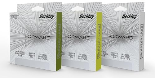 Berkley Forward Braid Angelschnur | Hochsensible Finesse-Superline für Spinnfischen, Köderfischen und Finesse-Angeln | Verbesserte Wurfweite und Sensibilität | In mehreren Farben und Größen erhältlich