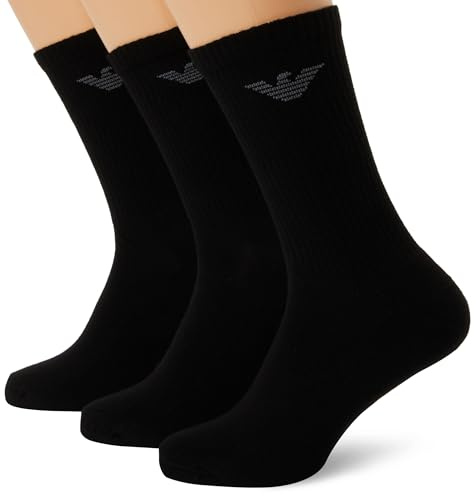 Emporio Armani Herren 3er-Pack Kurze Socken