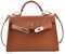 Generisch Umhängetasche für Damen, hochwertige, leichte, luxuriöse, weiche PU-Leder-Umhängetasche, modische Handtasche für Damen (Brown,Medium)