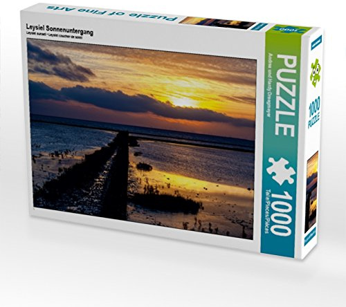 CALVENDO Puzzle Leysiel Sonnenuntergang | 1000 Teile Lege-Größe 64 x 48 cm Foto-Puzzle für glückliche Stunden