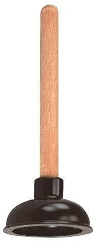 Rocky Mountain Goods Sink and Drain Plunger - Perfect Size for unclogging Slow draining Sinks, tubs and Showers - 9†Solid Wood Handle - Unclogs drains Better Than Toilet Plunger