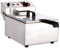Beeketal 'BTF10a' Kaltzonen Fritteuse (9 Liter Volumen für max. 5 Liter Öl) Edelstahl Friteuse mit Temperaturkontrolle (Basic Serie)