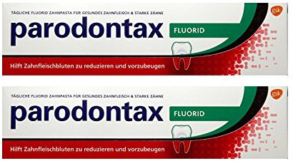 PARODONTAX Fluorid, tägliche Zahnpasta, 2x75ml (Doppelpack), bei Zahnfleischbluten