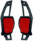 Overdrive-Racing Schaltwippen Verlängerung Kompatibel mit VW Golf 5 Golf 6 EOS Jetta 5 Passat Polo 6R Scirocco 3 Alu Schwarz Typ-A