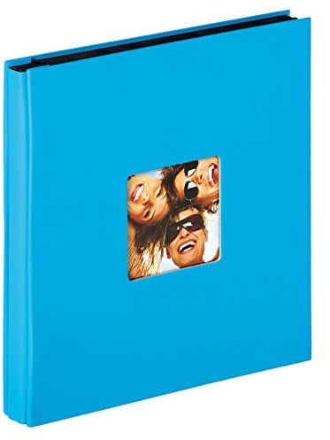 walther design Fotoalbum oceanblau 400 Fotos 10x15 cm Einsteckalbum mit Cover-Ausstanzung, Fun EA-110-U