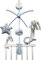 LITTLE DUTCH 4636 Mobile Hase inkl. Spieluhr und Halter adventure blue