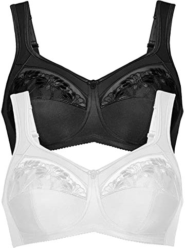 Anita 2er Sparpack Entlastungs BH 5448 Safina Gr. 75C in 1xschwarz 1xweiß
