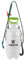 VERTO 7 Liter Handdrucksprüher, Druck von 2,5 bis 3 bar, ergonomischer Griff, Feststellknopf, Düsenverstellung, Skala zum Abmessen der Flüssigkeit, leicht zu reinigen, temperaturbeständig 0°-45°C