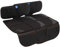 Funbliss Autositzschutz für Baby Kind 2 Packs Schwarz,Wasserdichter Sitzschutz mit dickster Polsterung für Baby Auto,Hundematte,Abdeckkissen Schützt Automobil Fahrzeug Leder