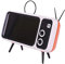 ECOSWAY Mini Speaker Retro TV Mobile Phone Screen Stand Wireless Portable Audio Speakers