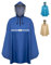RainRider Regenponcho (Royal Blue), Regenponcho blau für's Fahrrad, Regenbekleidung mit Kapuze inkl. Sichtfenster, Regencape Fahrrad inkl. Reflexionsstreifen - Regenmantel Männer und Frauen
