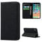 Copmob Phone Case iPhone X/XS,Flip Genuine Leather Wallet Case,[4 Slots][Magnetic closure][With Lanyard],Protective Cover Case for iPhone X/XS - Black