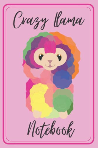 Crazy Llama Notebook: 6x9 Crazy Llama Notebook with 120 pages.
