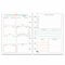 SinnWunder® Premium Kalendereinlagen 2025 - Wochen-Kalender mit 1 Woche auf 2 Seiten – Größe Din A6 – 6-fach-Lochung – 3 Designs zur Auswahl