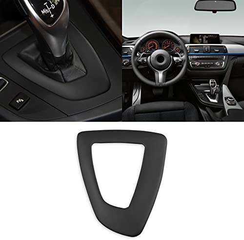 FINMOKAL Leder Schaltknauf Panel Abdeckung für 2012–2017 BMW 1 2 3 F30 F20 F34 F31