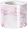 VisitRyl Peel and Stick Wallpaper Borders Self-Adhesive for Bathroom Wall Border Sticker Home Ceiling Decorative Border for Living Room Kitchen Red Marble 20cm X 500cm