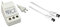 Metronic - 332177, Amplificatore antenna TV da interno per canali TDT, compatibile 4G/5G, 26 dB, 2 uscite con presa TV 9,52 mm, bianco & Hama - Cavo antenna M/F, 75 ohm, 1,5 metri, bianco
