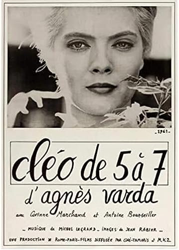 Poster Cleo Von 5 Bis 7 Agnes Varda Corinne Marchand Vintage Film Poster Wand Kunst Leinwand Malerei Home Decor 50X70Cm Kein Rahmen