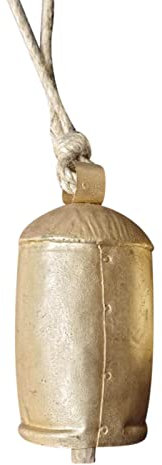 1 Stück Vintage Style Hängende Eisen Metall Kuhglocken，Messing Riesen-Kuhglocke Dekoration Weihnachten Glöckchen Kunstwerk，Geeignet für Heimdekoration und Weihnachtsdekoration