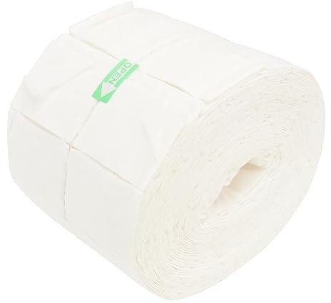 MAGICLULU Disposable Nail Polish Wiping Tissue Nail Cleaning Pads 500pcs Roll Soft Cotton Pads Suitable for Salon Home Use