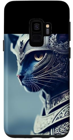 Hülle für Galaxy S9 Wild Warrior Cat Illustration Novelty Graphic Designs Outfit