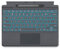JvKzaen Surface Pro 9 Keyboard with Slim Pen, Compatible with Microsoft Surface Pro 9 8 X, 13 Inch Bluetooth Wireless backlight Type Cover Keyboard with Slim Pen, Keyboard with Slim Pen gray