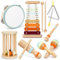 Kids Wooden Percussion Instruments, Montessori Musical Toys for Toddlers, Music Enlightenment Percussion Toys for Boys and Girls