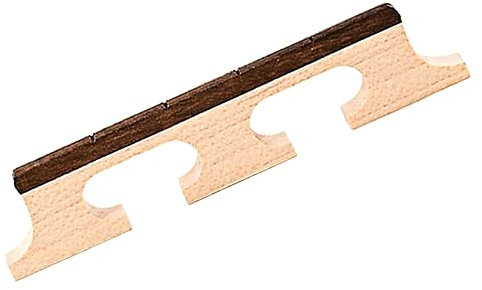 UPKOCH Banjo Brücke Aus Holz Ersatzteil Für Vierseitige Banjos Verbessert Stabil Und Professionell Für Musikliebhaber