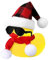 Gelbe Quietscheente, Weihnachtsgummiente,Schwimmende quietschende Gummienten mit Sonnenbrille, Schal, Mützen - Schwimmende quietschende Gummienten, Auto-Armaturenbrett-Entendekorationen, Enten-Badespi