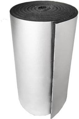 Selbstklebende Aluminiumfolie-Schallschutz-Baumwolle, Isolierende Schallschutzmatte, 5–30 Mm Dick, Dach-Isolierfolie, For Schutz Von Lückenfüllungen Im Auto, Handwerk, Möbeln(53.82 sqft,15mm Thick)