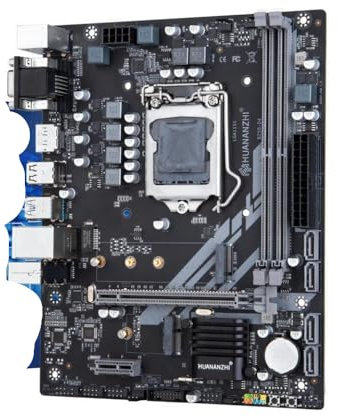 JGHFReW Placa Base M-ATX LGA 1151 Compatible con 6.a 7.a 8.a 9.a generación Admite DDR4 2133 2400 2666MHz hasta 32GB M.2 SATA3 USB3.0 VGA