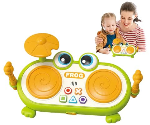 Besreey Jouet Musical - Ensemble de Batterie pour - Instruments de Musique avec Effets de lumière et Design - pour et Filles - pour Tambours à la Maison