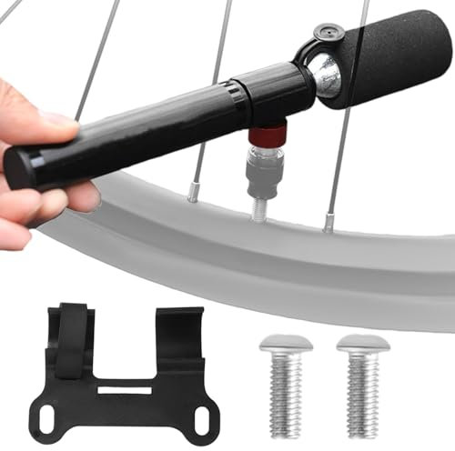 Fahrradpumpe Tragbar | Kompakte CO₂ Reifenpumpe Mit Doppelventil,Doppelventil Hochdruck Reifenkompressor CO2 Zubehör Für Outdoor Straße Berg