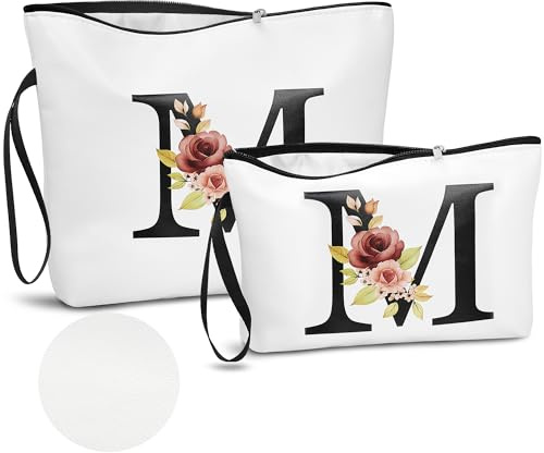 DBPBToU Trousse De Maquillage Femme PU Cuir (M) | Cadeau Anniversaire Femme, Cadeau Femme Personnalisé Trousse Maquillage