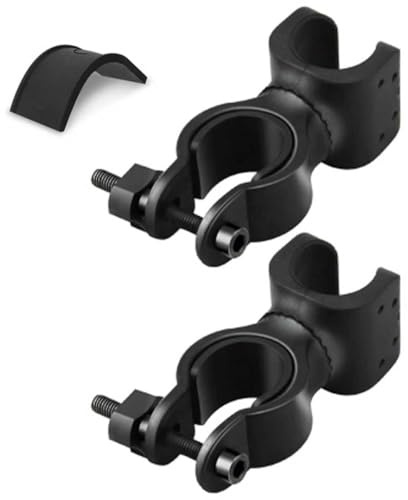 Chtaoxin 2 PCS Walking Stick Holder | Rubber Walking Stick Clip, for Driving Assistance Vehicles, Walking Aids, Wheelchairs, Scooters, Mountain Bikes