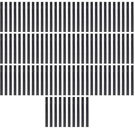 PAMINGONO 100 Stück Make up Pinsel Schutznetz Elastisch Flexibel Langlebig Schwarz Pinselaufbewahrung Reise Kosmetik Pinselabdeckung Formschutz Wiederverwendbar Pe material