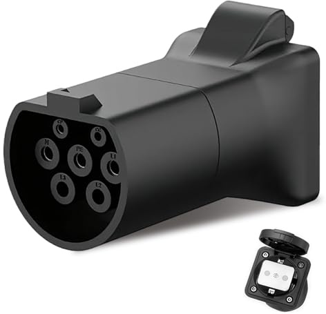 Typ2 auf Schuko Adapter, V2L Ladeadapter Passend für MG4/MG5 | 16A/220V/3,5kW, Kompatibel mit MG4, MG5, MG ZS & Marvel R. Ideal für Camping, Outdoor & Notstrom, Staubdicht