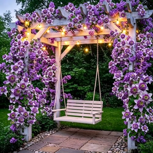 MehrjäHrige-Fachgerecht Gepflanzt-GartenverschöNerung-Kältebeständig-Clematis-1000Stk.-A