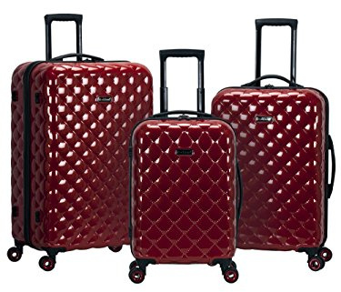 Rockland Quilt Hardside Erweiterbares Spinnrad Gepäck-Set