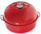 Nordic Ware 365 - Ahumador de cocina para interior y exterior, para carne, pescado y verduras, ahumador para barbacoa con indicador de temperatura, color rojo, talla única