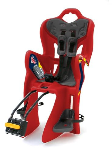 Disney Unisex - Baby Cars Bicycle Seat - Red - 22kg Body Weight