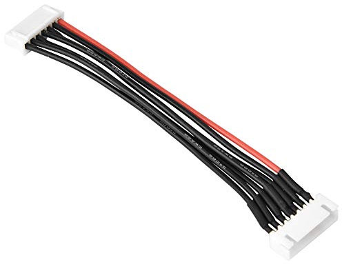 LiPo Battery Balance Charger Wire, 2S 3S 4S 6S Silicone Balance Charger Plug Wire/Connector 22AWG 100mm Balancer Cable Charger Connector Line(6S) Model Car Accessories