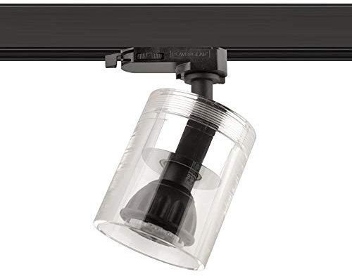 CLE PURI 4 ACRYL GU10 LED 3Ph Stromschienenstrahler inkl. Adapter schwarz